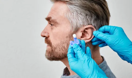 Custom earplug man