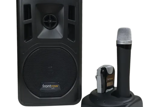 Frontrow lyrik speaker and mics