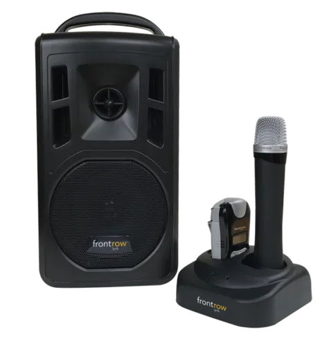 Frontrow lyrik speaker and mics